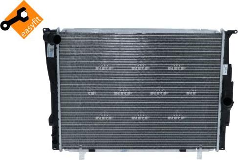 NRF 53473 - Радиатор, охлаждение двигателя autosila-amz.com