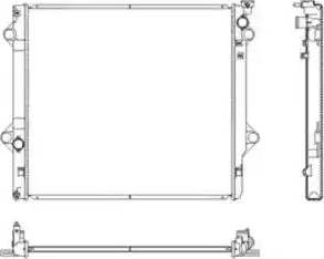 NRF 53542 - Радиатор, охлаждение двигателя autosila-amz.com