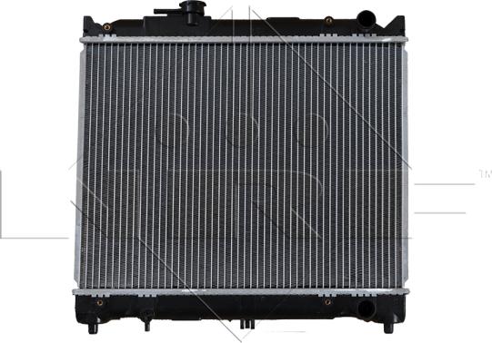 NRF 53566 - Радиатор, охлаждение двигателя autosila-amz.com
