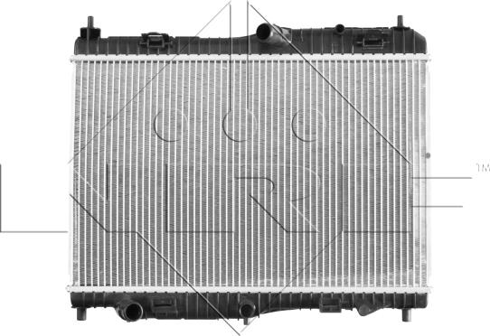 NRF 53044 - Радиатор, охлаждение двигателя autosila-amz.com