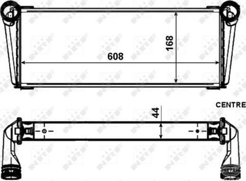 NRF 53009 - Радиатор, охлаждение двигателя autosila-amz.com