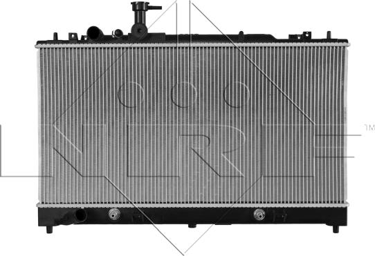 NRF 53198 - Радиатор, охлаждение двигателя autosila-amz.com