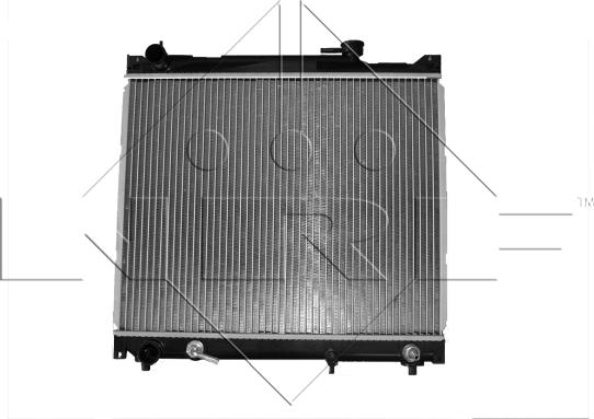 NRF 53289 - Радиатор, охлаждение двигателя autosila-amz.com
