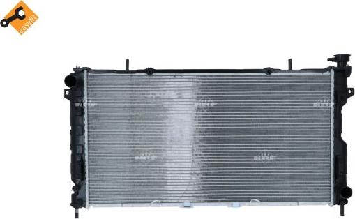 NRF 53734 - Радиатор, охлаждение двигателя autosila-amz.com
