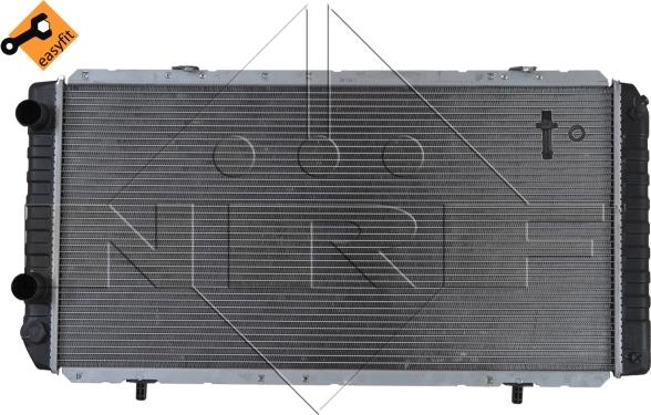 NRF 52062 - Радиатор, охлаждение двигателя autosila-amz.com