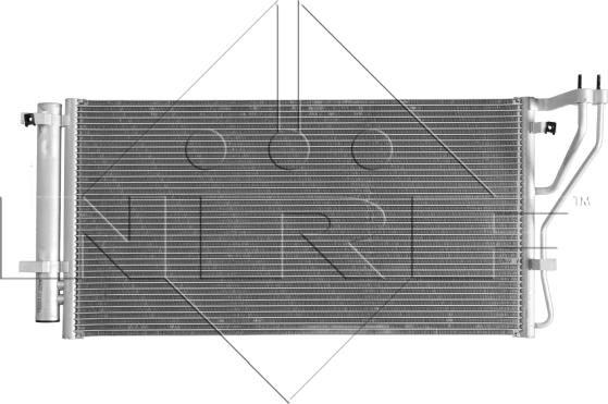NRF  35980 - Конденсатор кондиционера autosila-amz.com