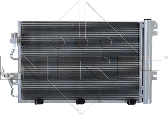 NRF 35555 - Конденсатор кондиционера autosila-amz.com