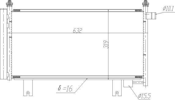 NRF 350473 - Конденсатор кондиционера autosila-amz.com