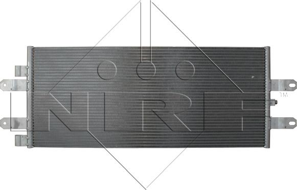 NRF 350043 - Конденсатор кондиционера autosila-amz.com
