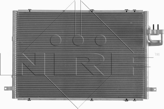 NRF  350008 - Конденсатор кондиционера autosila-amz.com