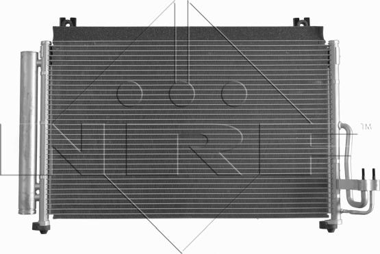 NRF  350002 - Конденсатор кондиционера autosila-amz.com