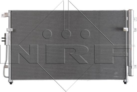 NRF  350010 - Конденсатор кондиционера autosila-amz.com