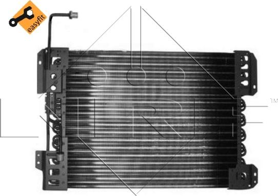 NRF 350079 - Радиатор кондиционера MERCEDES Axor I & II 12.0 D 02- autosila-amz.com