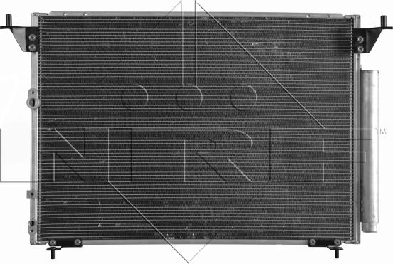NRF 350076 - Конденсатор кондиционера autosila-amz.com