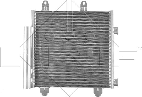 NRF 350231 - Конденсатор кондиционера autosila-amz.com