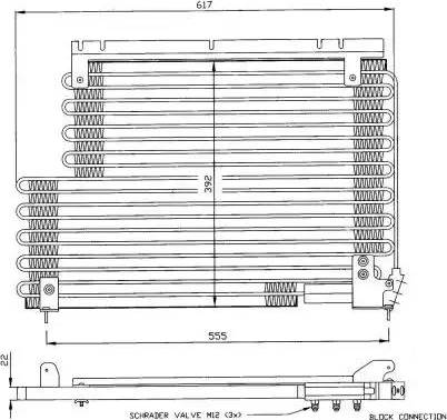 NRF 35192 - Конденсатор кондиционера autosila-amz.com
