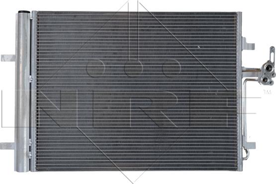 NRF 35850 - Конденсатор кондиционера autosila-amz.com