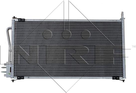 NRF 35345 - Конденсатор кондиционера autosila-amz.com