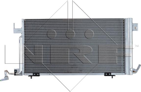 NRF 35303 - Конденсатор кондиционера autosila-amz.com