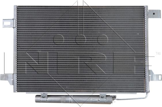 NRF 35758 - Радиатор кондиционера MERCEDES A-Series 2.0D 05- autosila-amz.com
