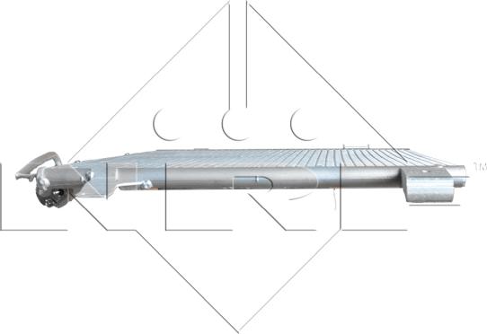 NRF 35758 - Радиатор кондиционера MERCEDES A-Series 2.0D 05- autosila-amz.com