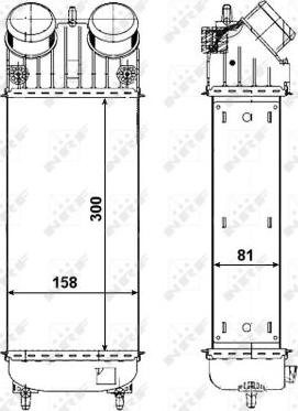 NRF 30473 - Интеркулер PEUGEOT 207 1.6 06- autosila-amz.com