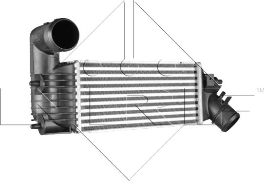 NRF 30835 - Интеркулер, теплообменник турбины autosila-amz.com