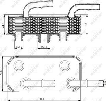 NRF 31190 - Радиатор масляный BMW 3 2.0D 98- autosila-amz.com