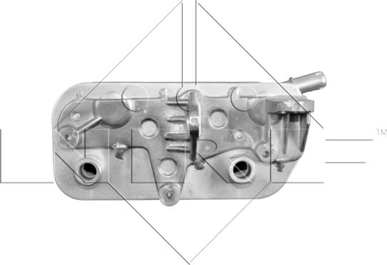 NRF 31189 - Масляный радиатор (с прокладками с сальником) BMW 5 (E39), 7 (E38) 3.5/4.4/5.4 11.94-12.03 autosila-amz.com