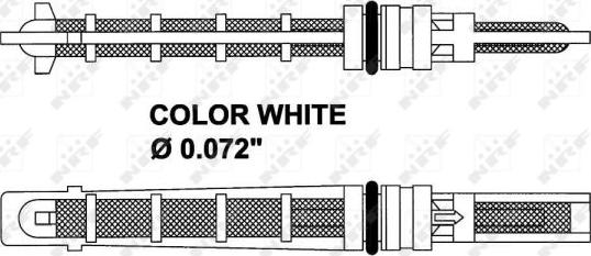 NRF 38211 - клапан кондиционера расширительный! Orifice White\ Audi 100 82> autosila-amz.com