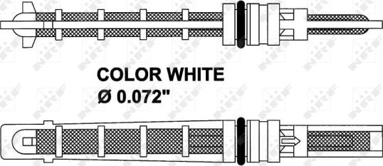 NRF 38211 - клапан кондиционера расширительный! Orifice White\ Audi 100 82> autosila-amz.com