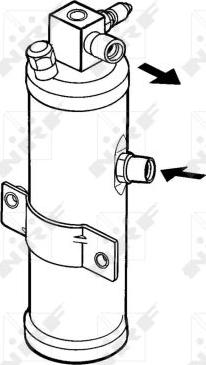 NRF 33029 - Осушитель PEUGEOT 605 2.1D 90- autosila-amz.com