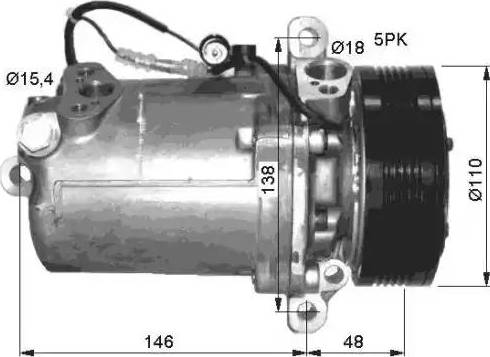 NRF 32414G - Компрессор кондиционера autosila-amz.com