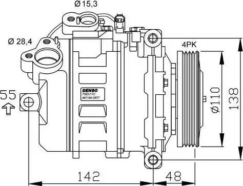 NRF 32531G - Компрессор кондиционера autosila-amz.com