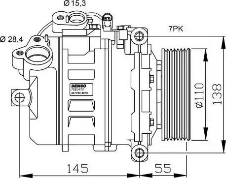 NRF 32524G - Компрессор кондиционера autosila-amz.com