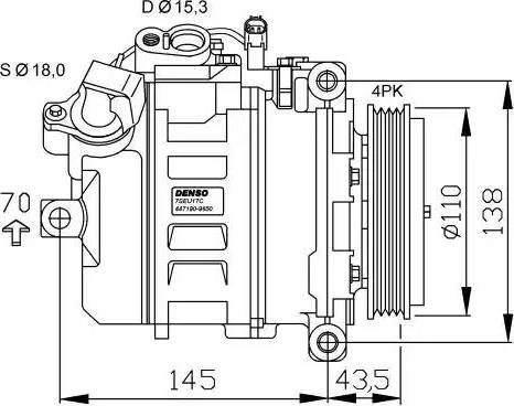 NRF 32520G - Compressors/ 5,5kg/ autosila-amz.com