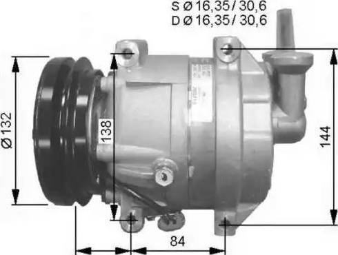 NRF 32325G - Компрессор кондиционера autosila-amz.com