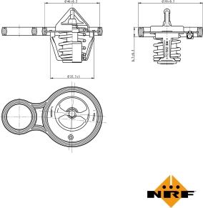 NRF 725094 - Термостат MINI Mini 01- autosila-amz.com