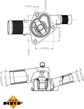 NRF 725009 - Автодеталь autosila-amz.com