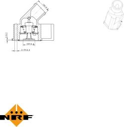 NRF 725115 - Термостат охлаждающей жидкости / корпус autosila-amz.com