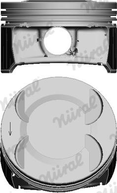 Nüral 87-435307-00 - Поршень autosila-amz.com