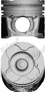 Nüral 87-424000-00 - Поршень autosila-amz.com