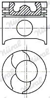 Nüral 87-136800-40 - Поршень autosila-amz.com