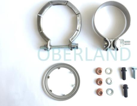Oberland 905 114 - Монтажный комплект, сажевый / частичный фильтр autosila-amz.com