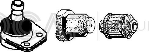 OCAP 0909112 - Комплектующее руля, подвеска колеса autosila-amz.com