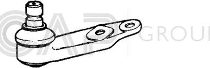 OCAP 0482067 - Шаровая опора, несущий / направляющий шарнир autosila-amz.com
