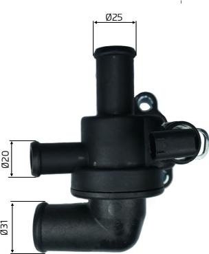 Omnicraft 2458119 - Термостат охлаждающей жидкости / корпус autosila-amz.com