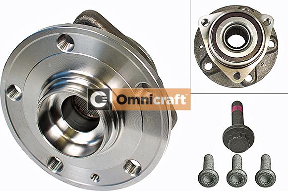 Omnicraft 2466948 - Комплект подшипника ступицы колеса autosila-amz.com