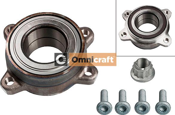 Omnicraft 2466970 - Комплект подшипника ступицы колеса autosila-amz.com