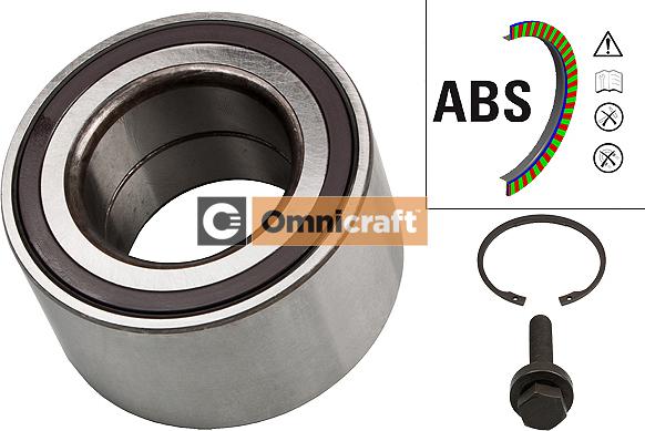 Omnicraft 2466585 - Комплект подшипника ступицы колеса autosila-amz.com